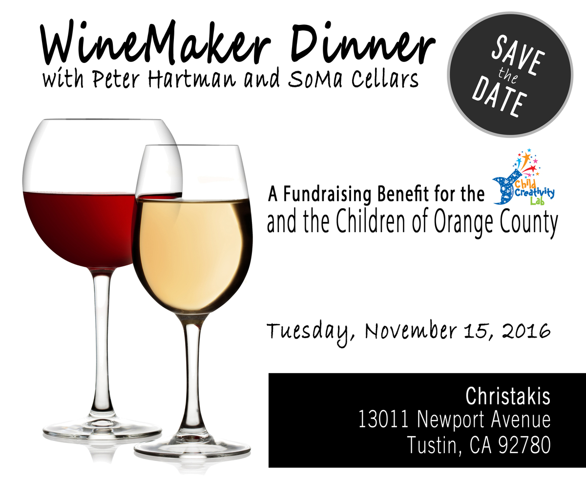 WineMaker Dinner with SoMa Cellars! Banner