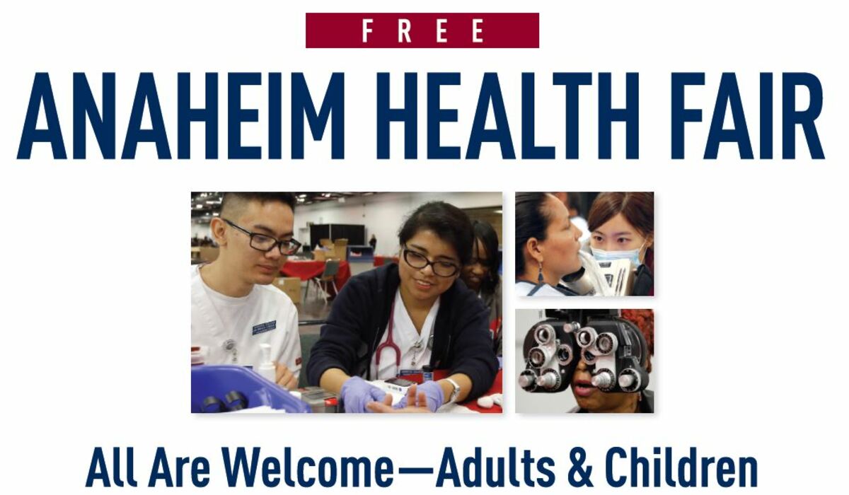 Volunteers Needed to Help with Free Anaheim Health Fair Banner