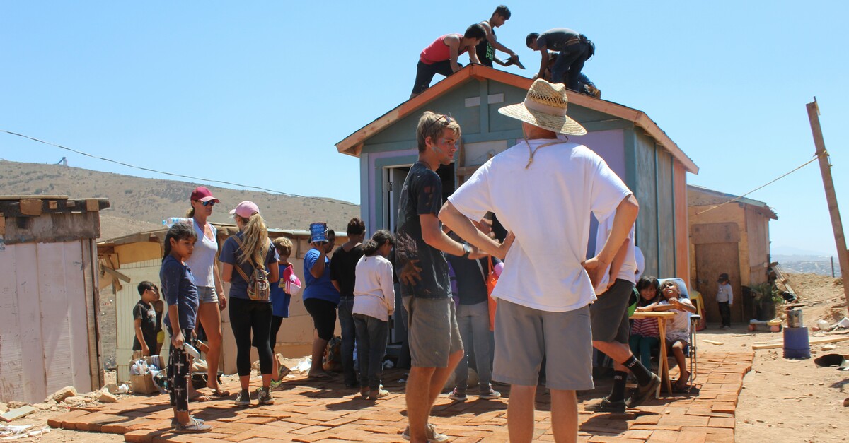 Tecate Mexico Community Outreach -- Helping the poorest of poor have decent housing Banner