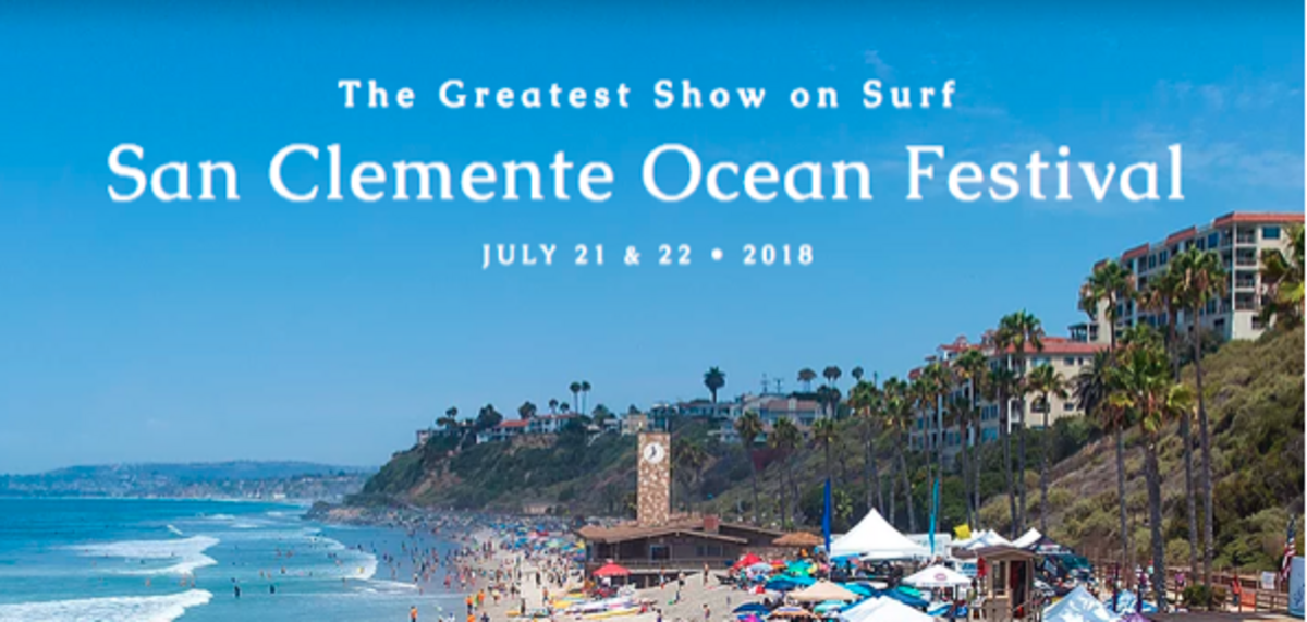 San Clemente Ocean Festival 2018 Banner