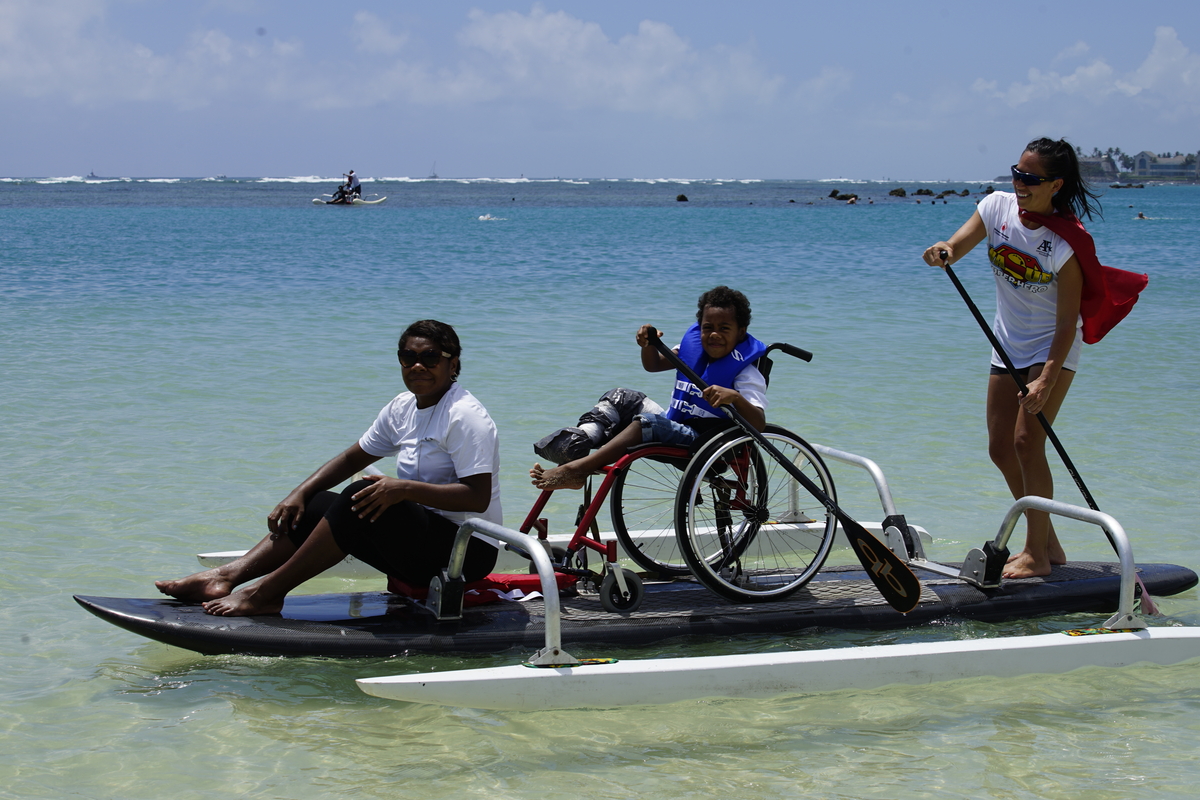 Muscular Dystrophy and Adaptive Freedom Foundation Paddle Day Banner