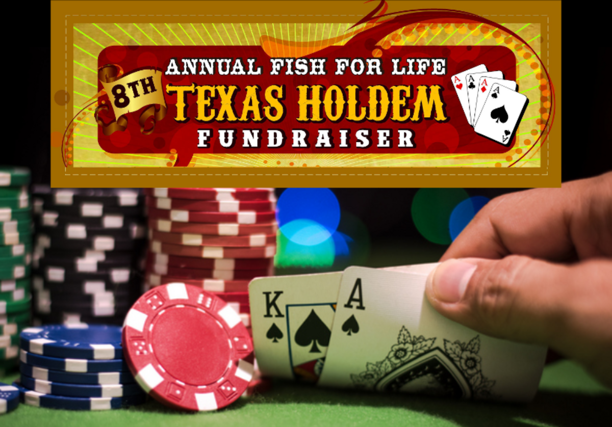 Fish for Life Texas Holdem Fundraiser  2019 Banner