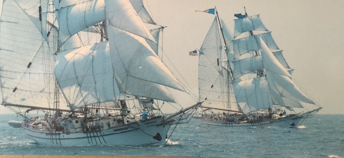 Spring Day Sail on Tall Ship in San Pedro Banner