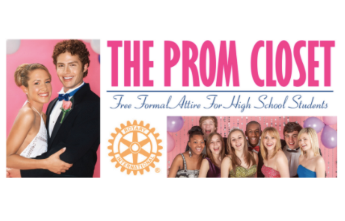 Peoria North Rotary Club Prom Closet Banner