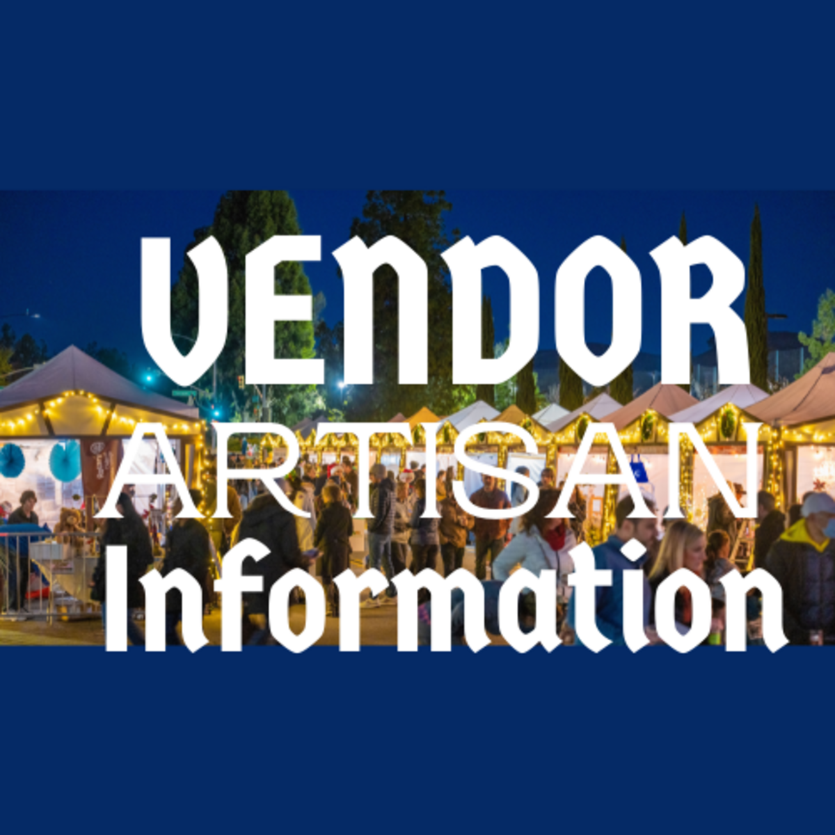 Vendor Information & Application 2021 Banner
