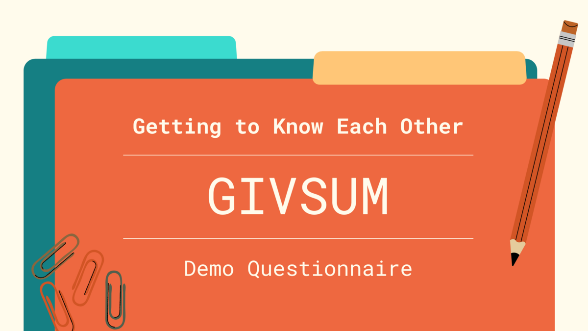 Givsum Pre-Demo Questionnaire  Banner
