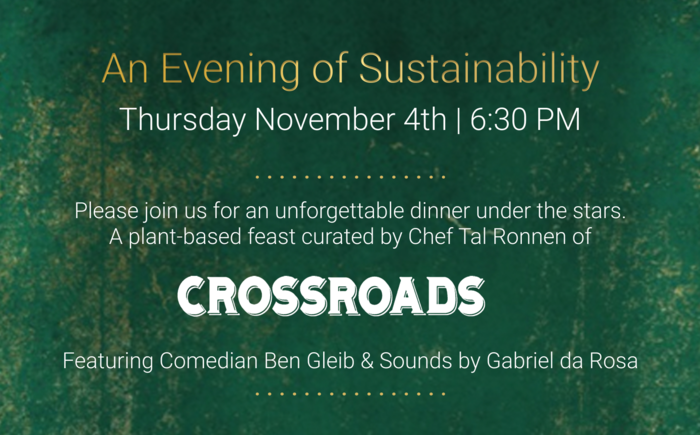 An Evening of Sustainability Banner