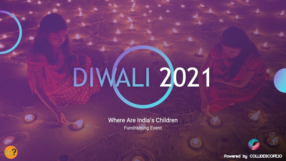 Diwali 2021 - Supporting Where Are India's Children (WAIC.in) Banner