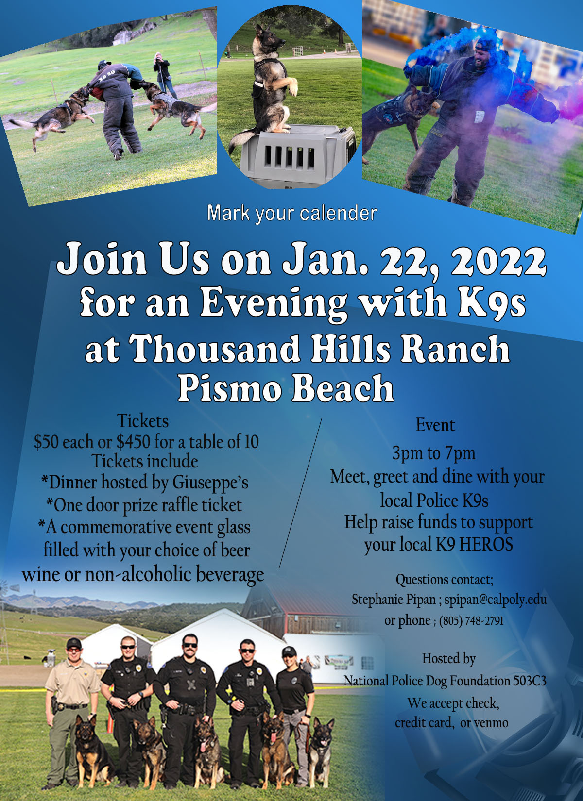 Evening with K9s 2021 Banner