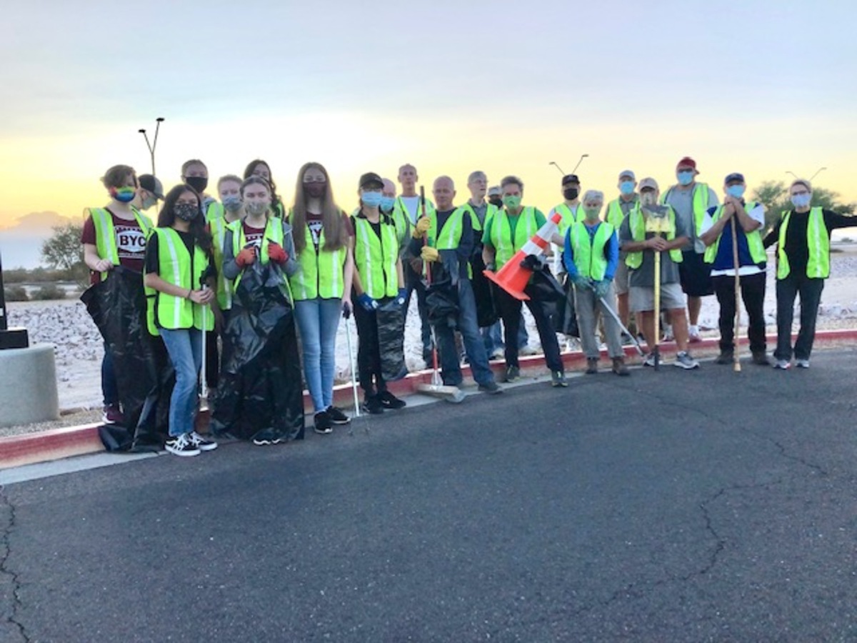 Verrado Way Road Cleanup Banner