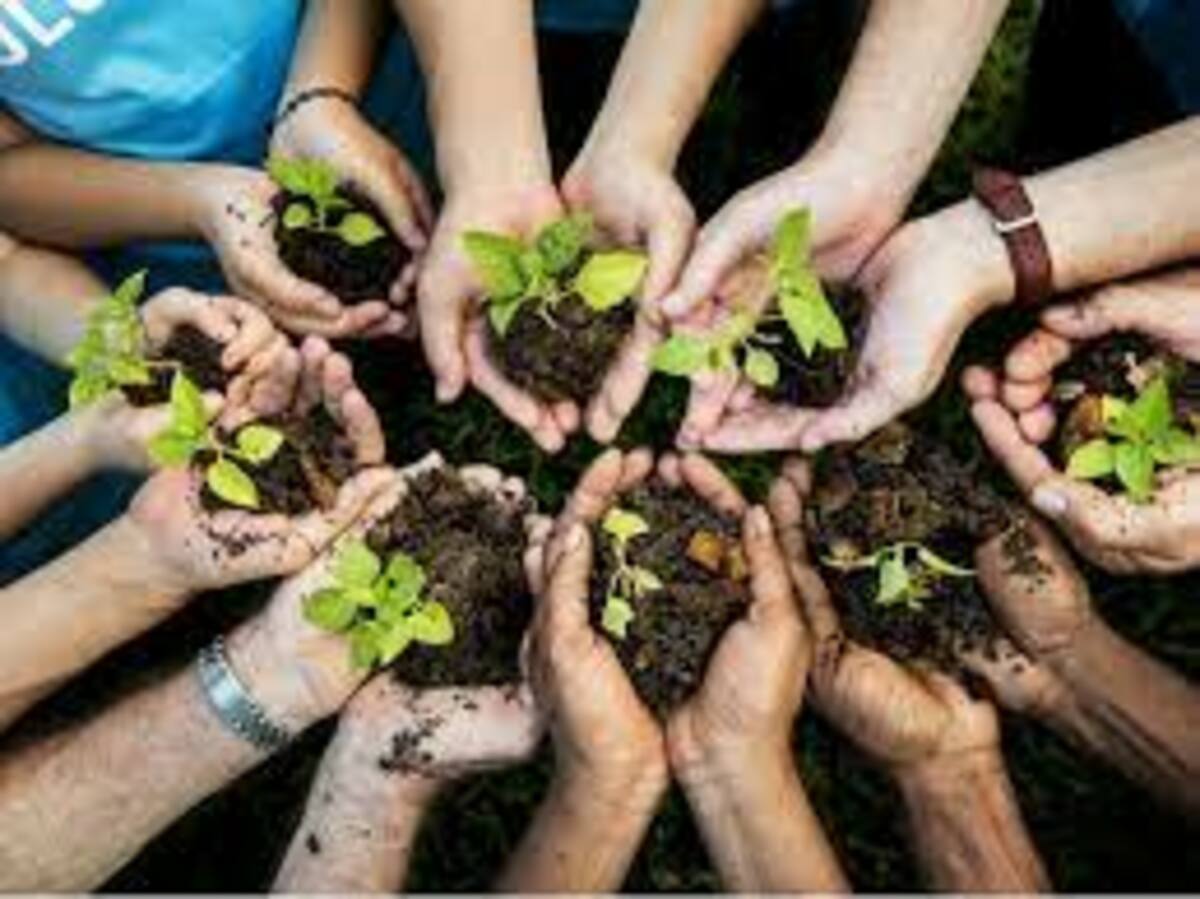 Earth Day and Arbor Day Celebration Banner