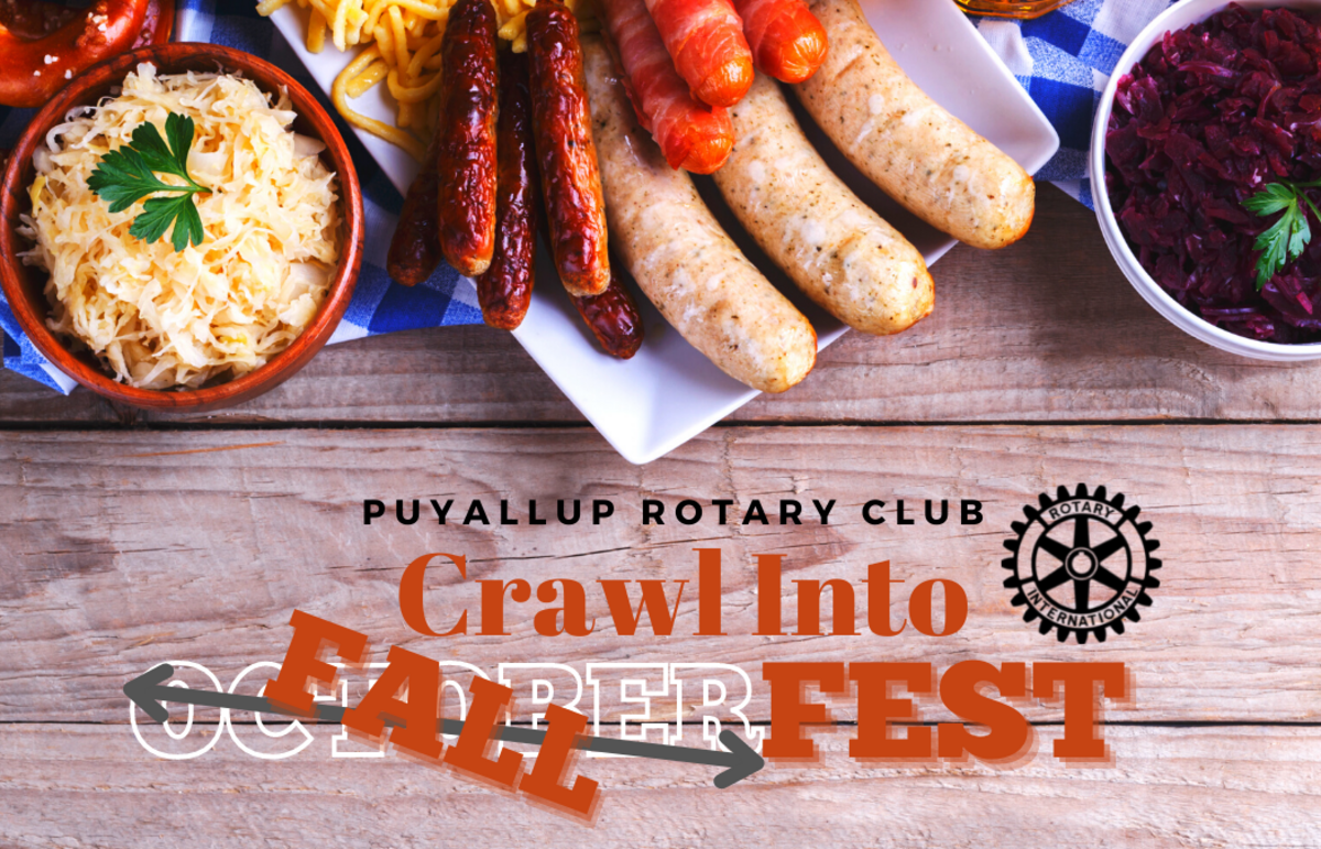 Puyallup Rotary's Crawl into Fall Fest Banner