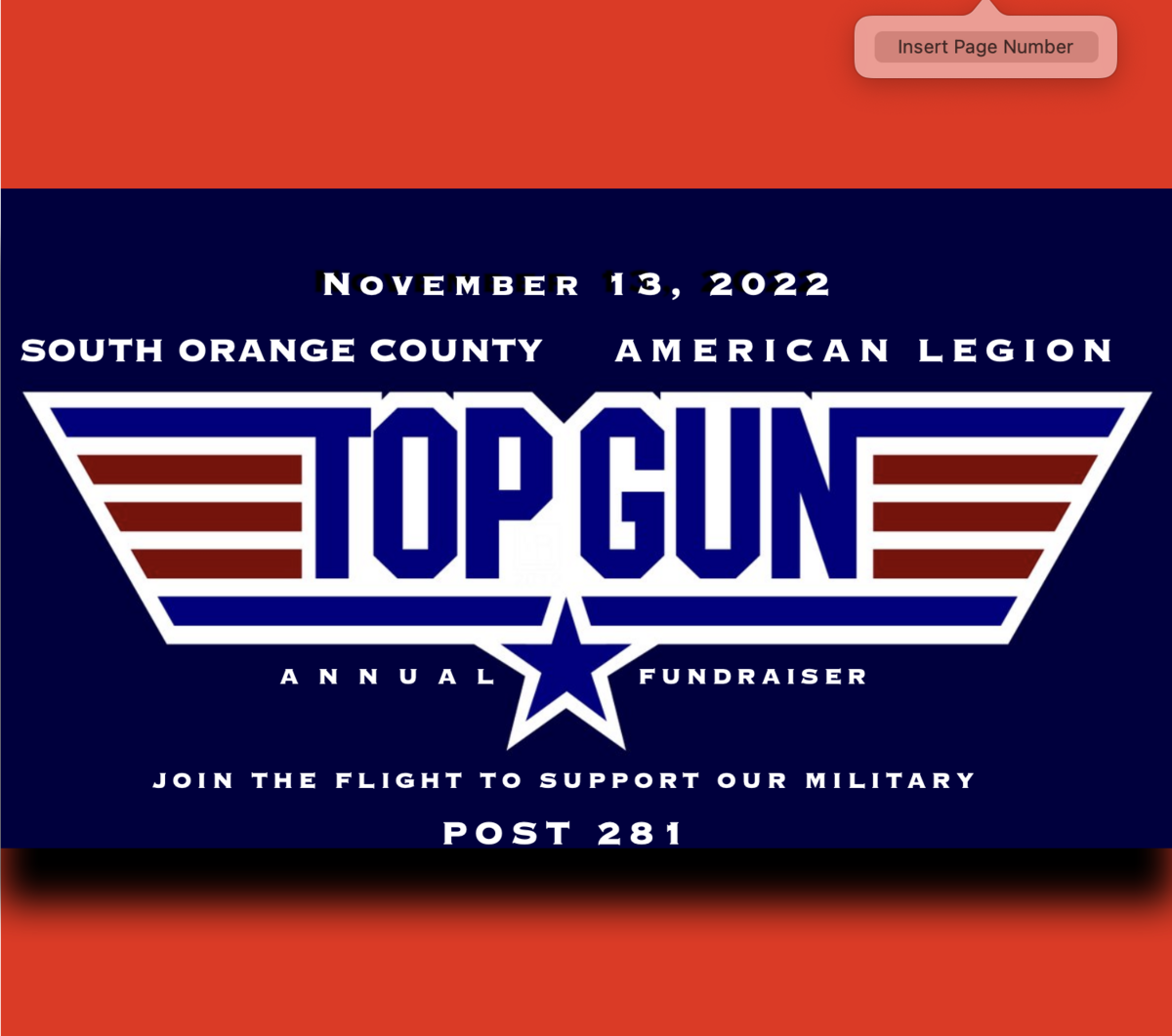 TOP GUN Banner