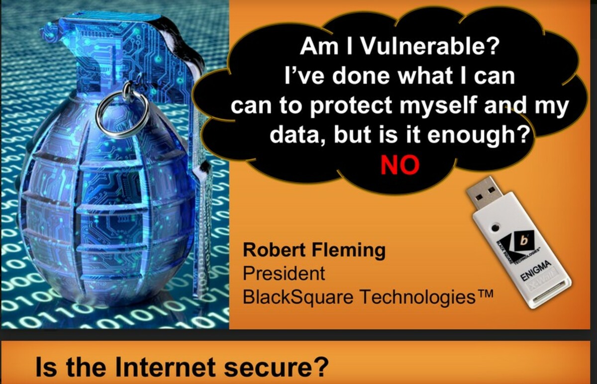 Speaker Series: How can I be more secure on the internet? Banner