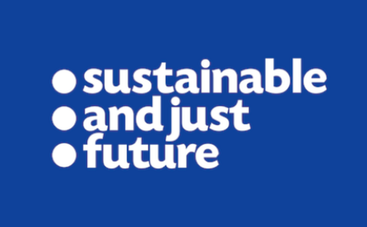 Sustainable & Just Future Banner