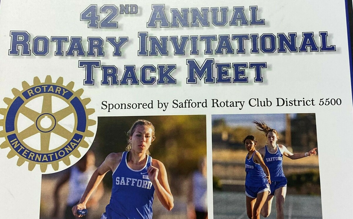 SAFFORD RC - ROTARY INVITATIONAL TRACK MEET Banner