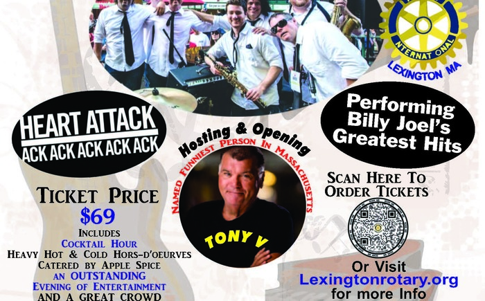 Rotary Club of Lexington 1st Annual Comedy Music Night Banner