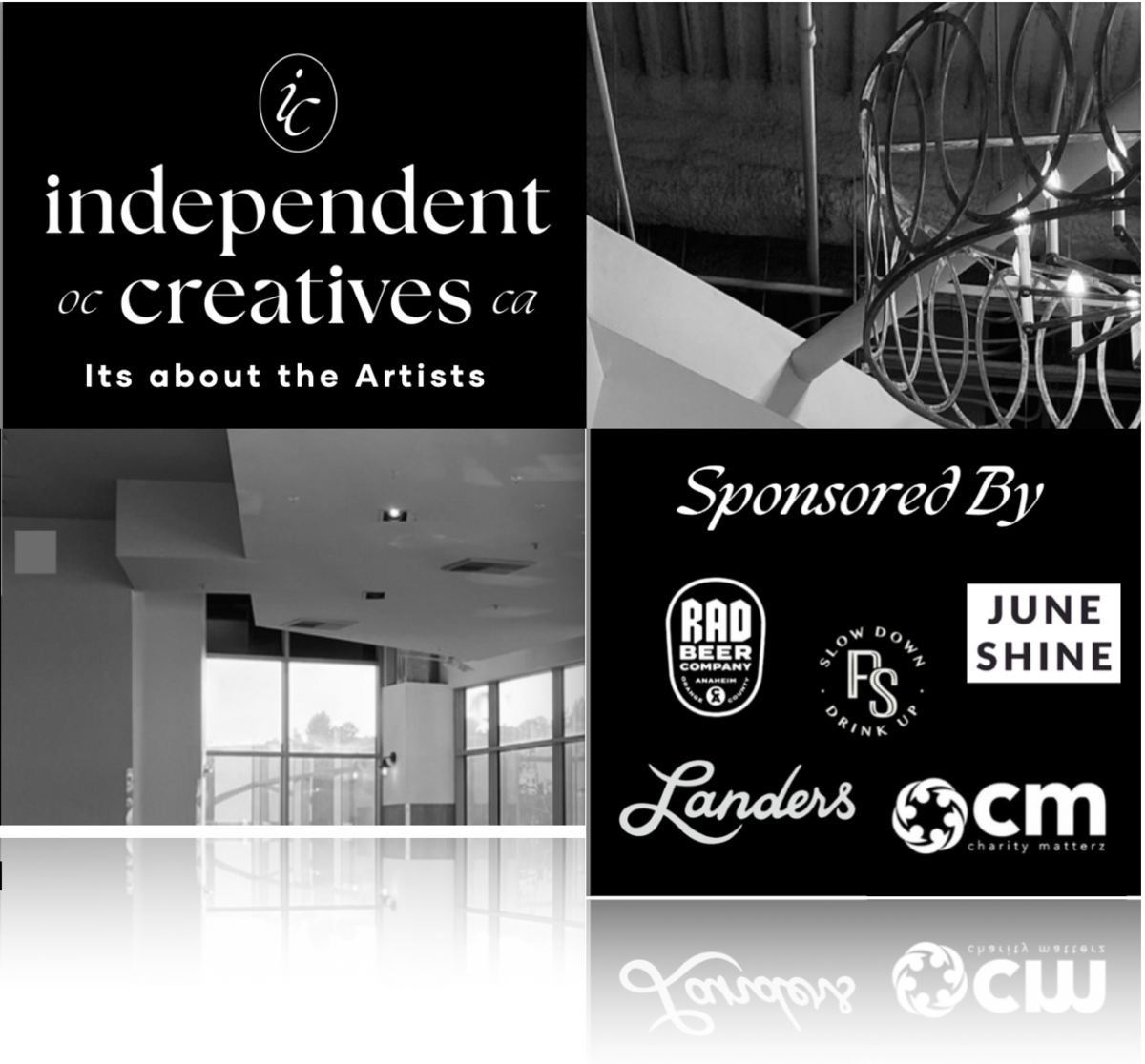 Independent Creatives Art Collective Art Auction Banner