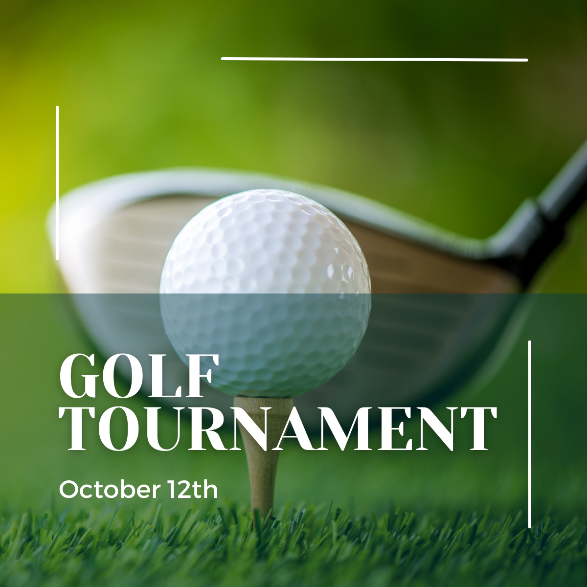 Dolly Parton Coat of Many Colors Golf Tournament: $2000 Sponsorship Banner