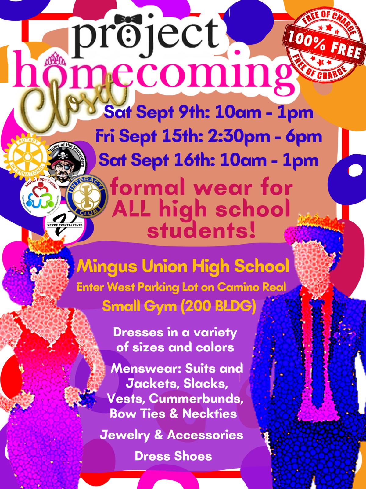 Project Homecoming Closet Banner