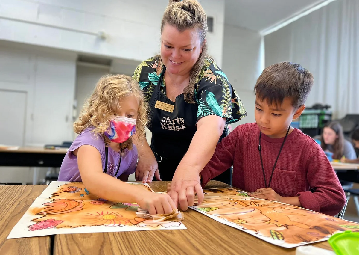 Artists All Around with Mrs. Anderson Fern Drive Banner