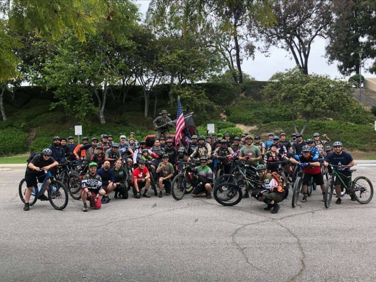 Veteran's Day Mountain Bike Ride Banner