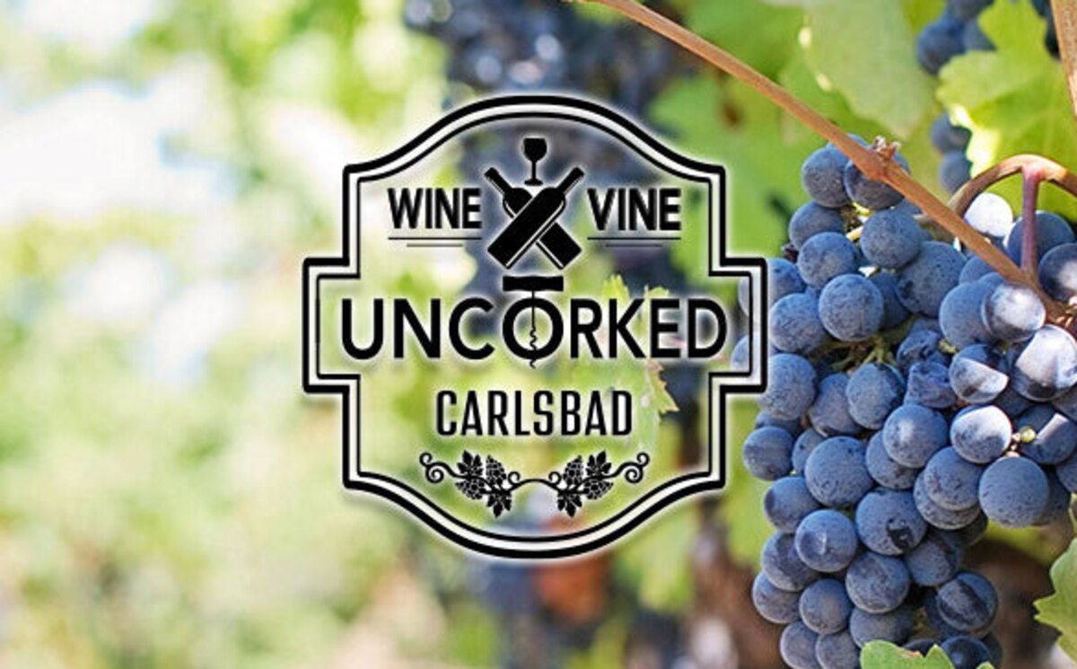 2024 Annual Wine Vine Uncorked Carlsbad Tasting Event Banner