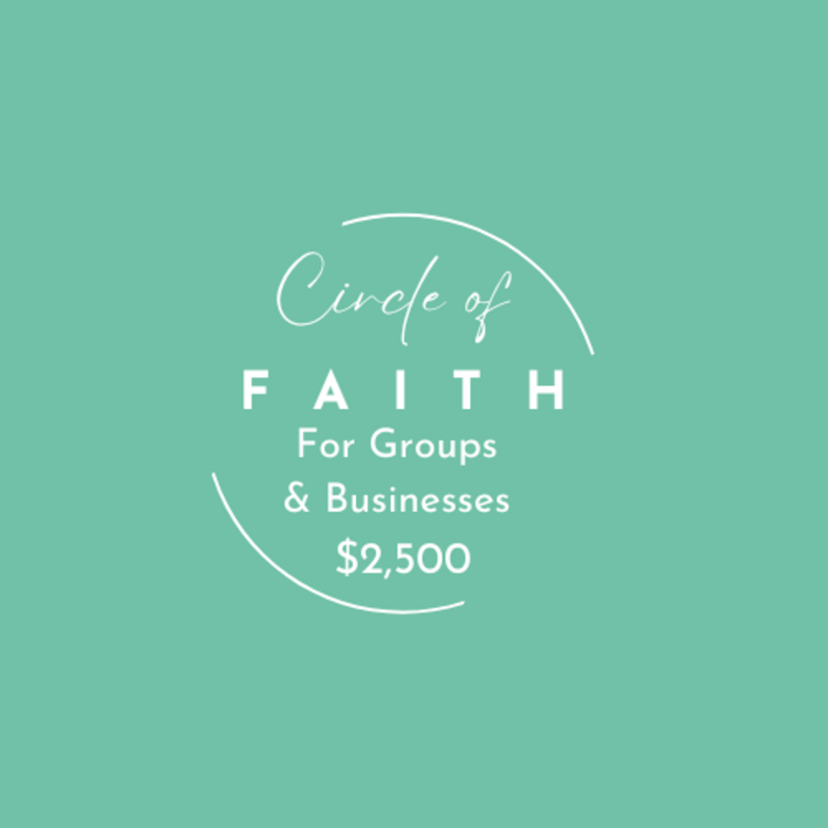 Circle of Faith  Banner