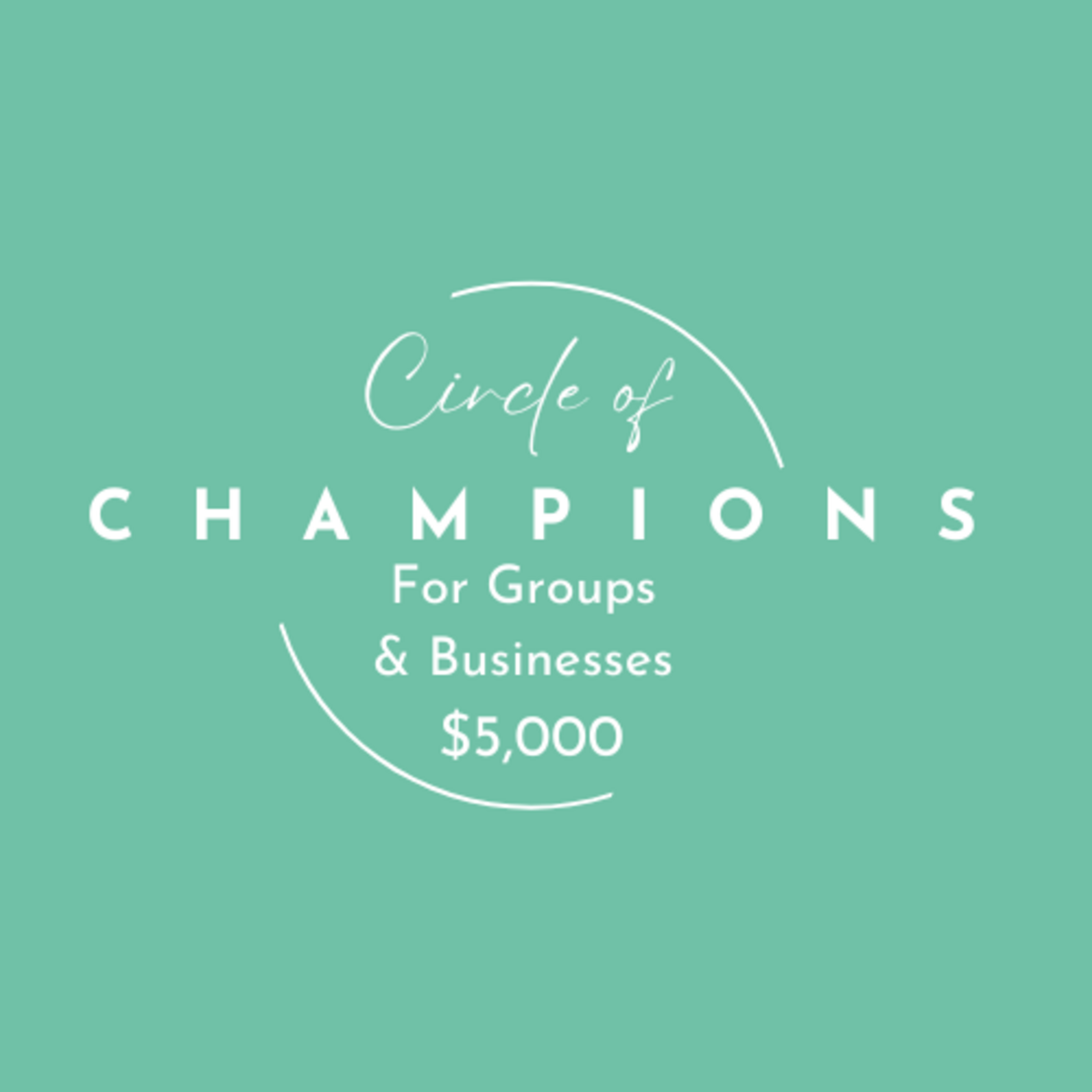 Circle of Champions  Banner