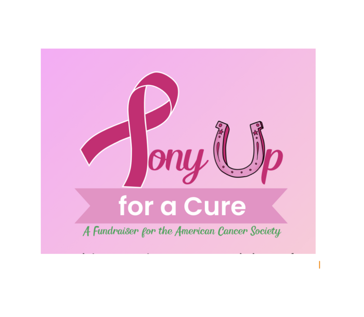 Pony Up for a Cure | Digital Auction  Banner