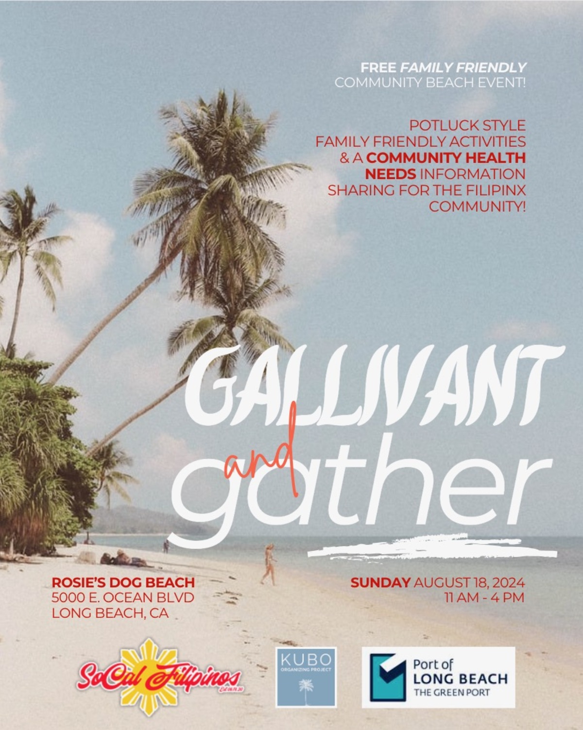 Beach Gallivant & Gather Banner