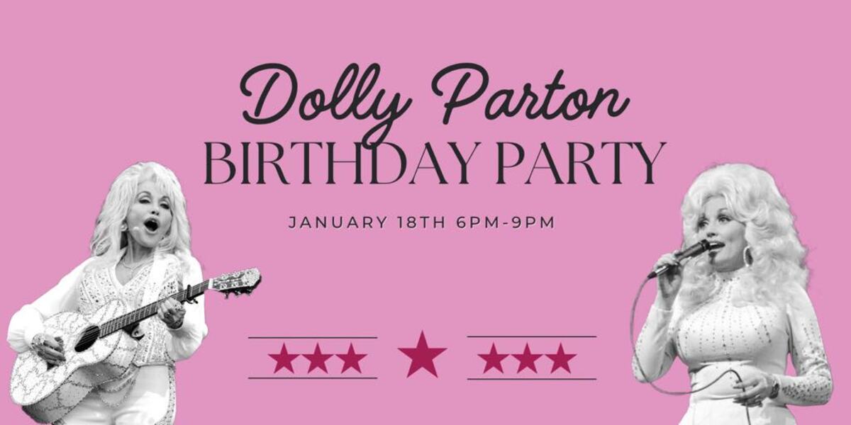 Dolly Parton Birthday Party Banner