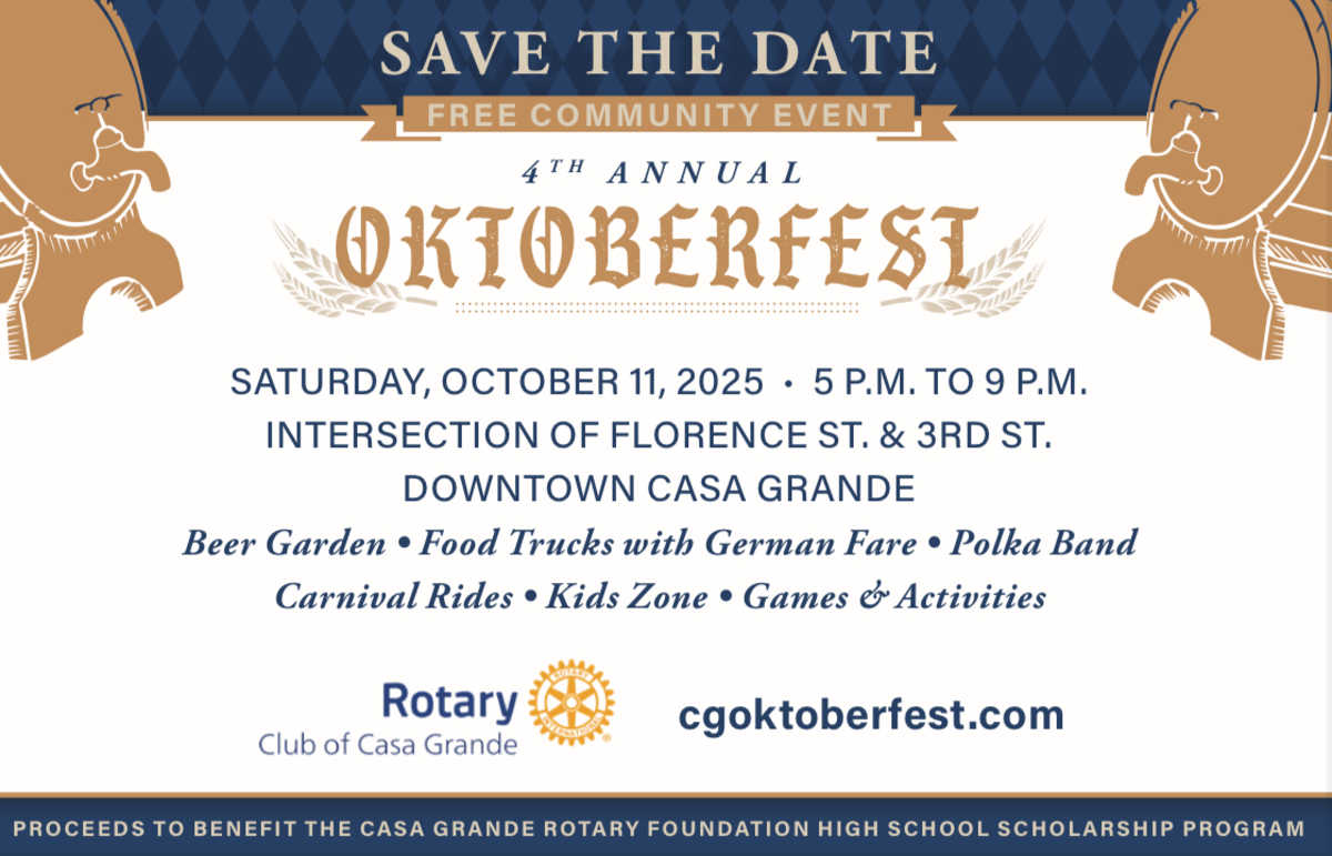 Casa Grande Oktoberfest 2025 Banner