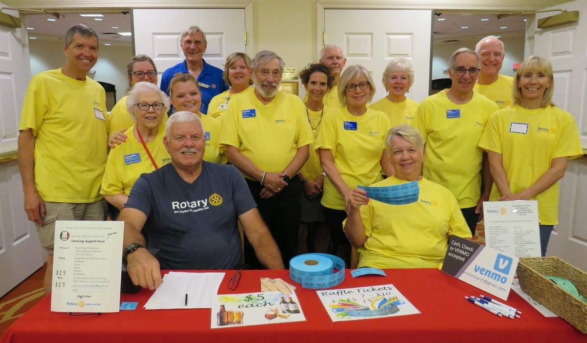 Rotary Club of Sun City - Fifth Annual Italian Extravaganza Evening Banner