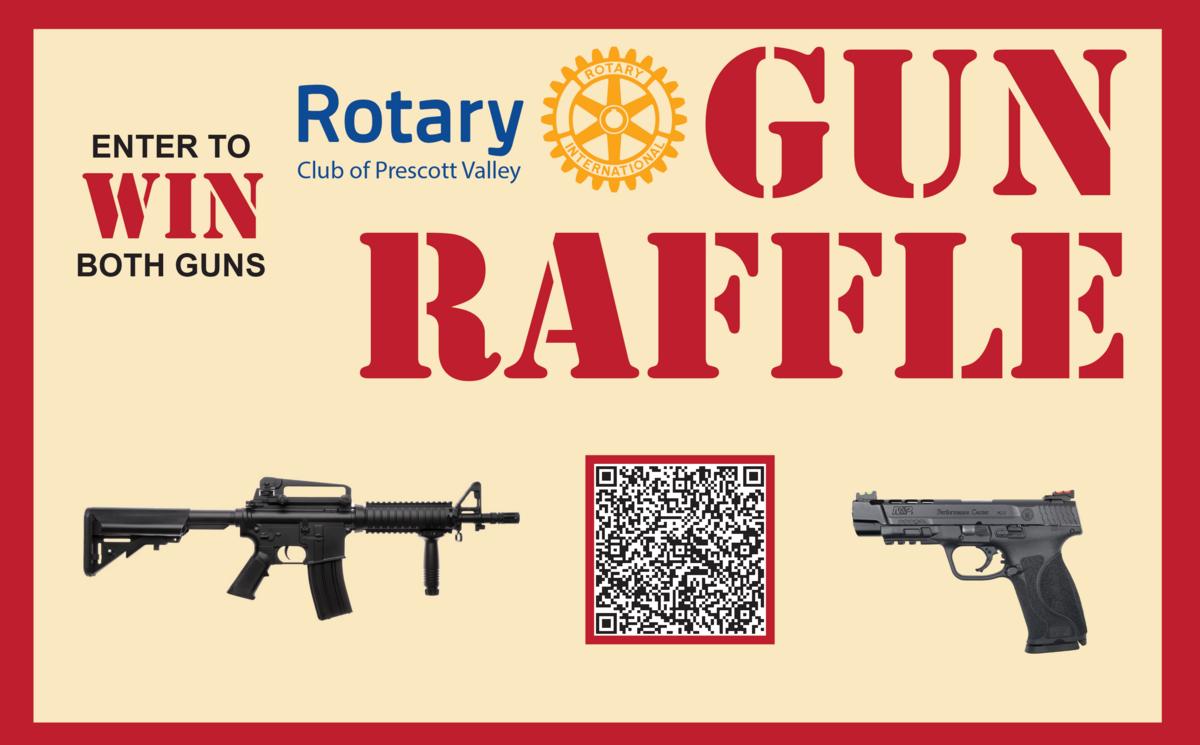 Gun Raffle 2025 Banner
