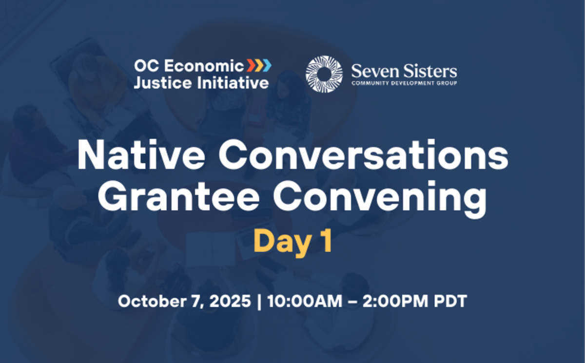 OCEJI - Native Conversations - Grantee Convening Banner