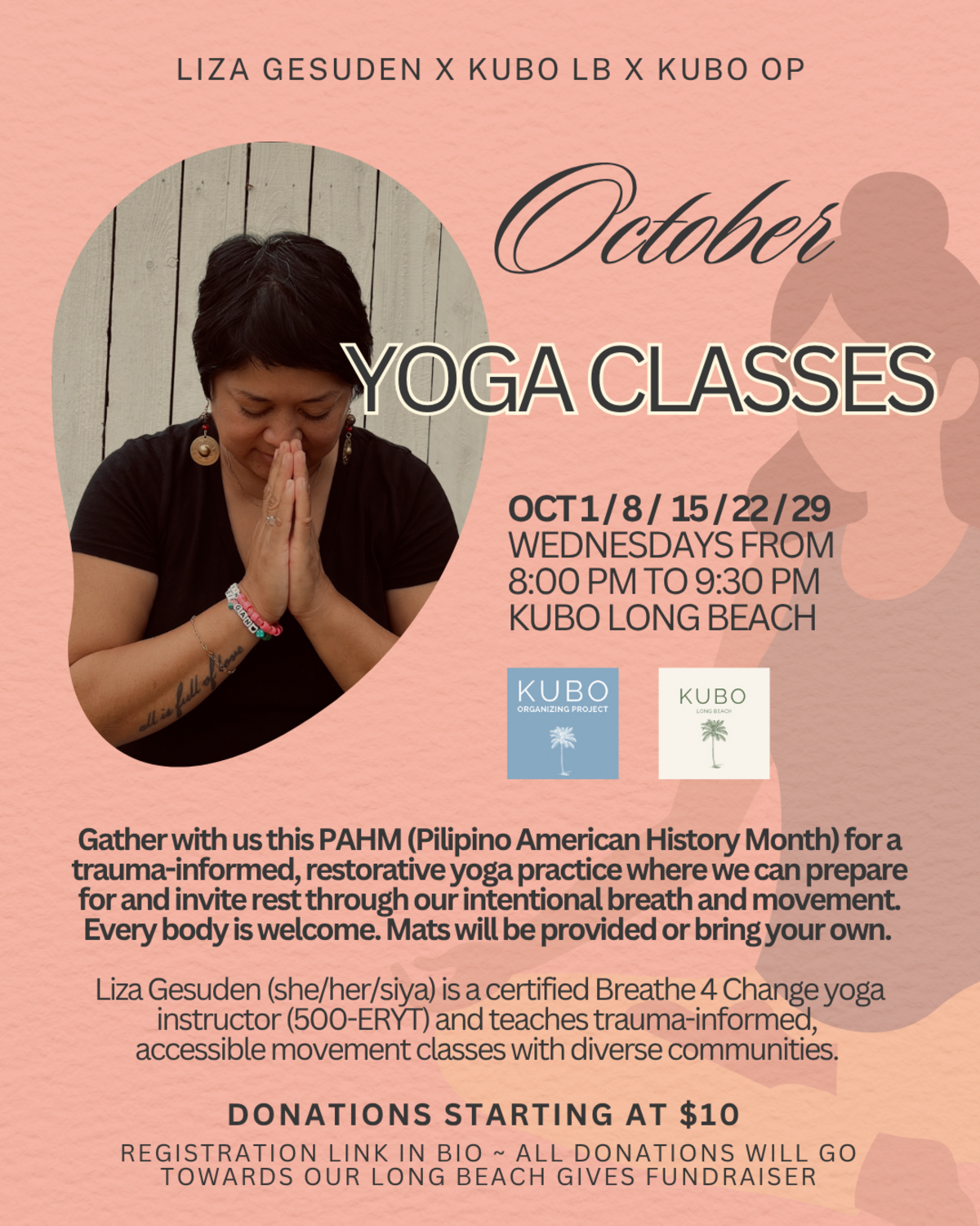 October PAHM Yoga with Liza Gesuden Banner