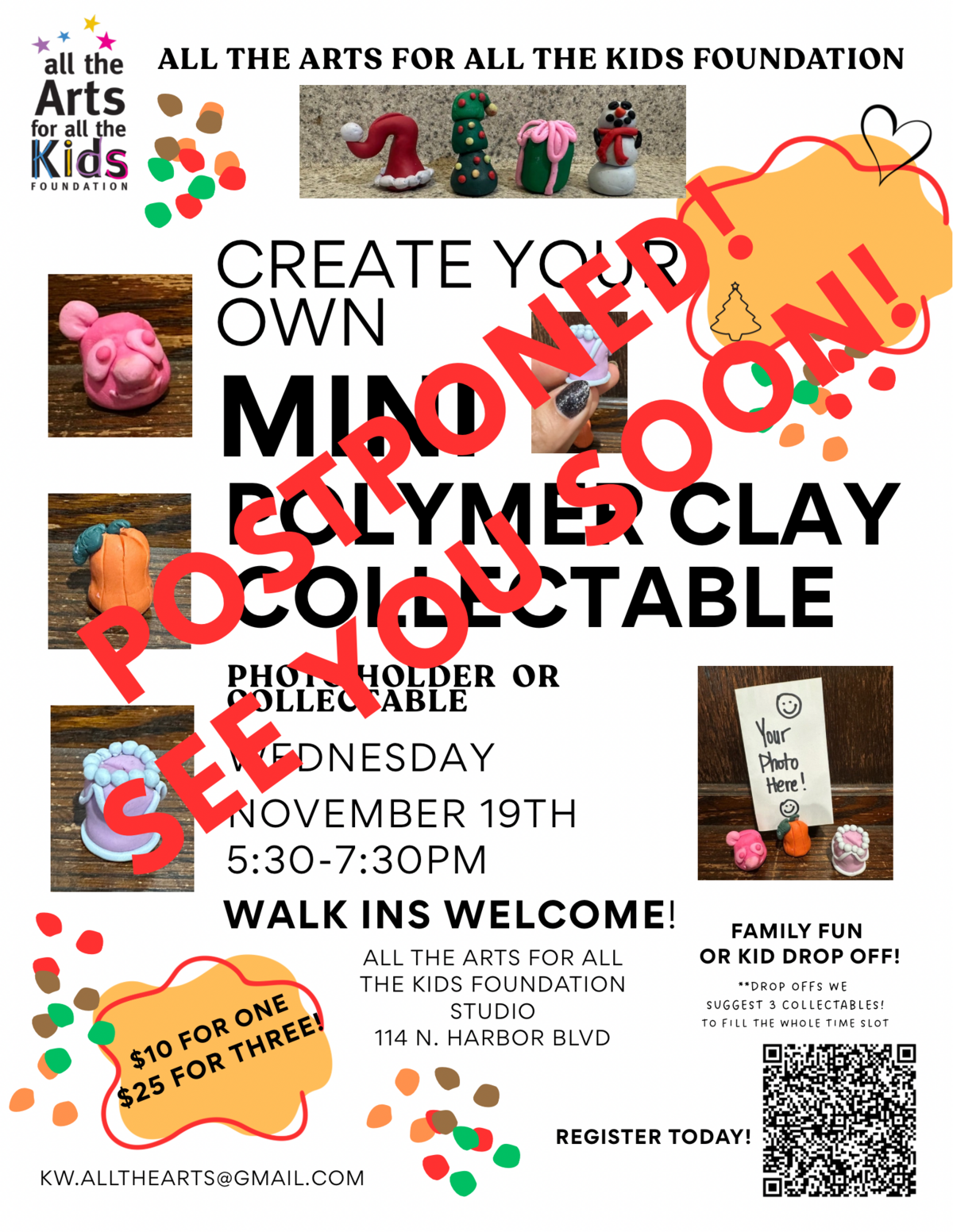 Mini Polymer Clay Collectable Banner