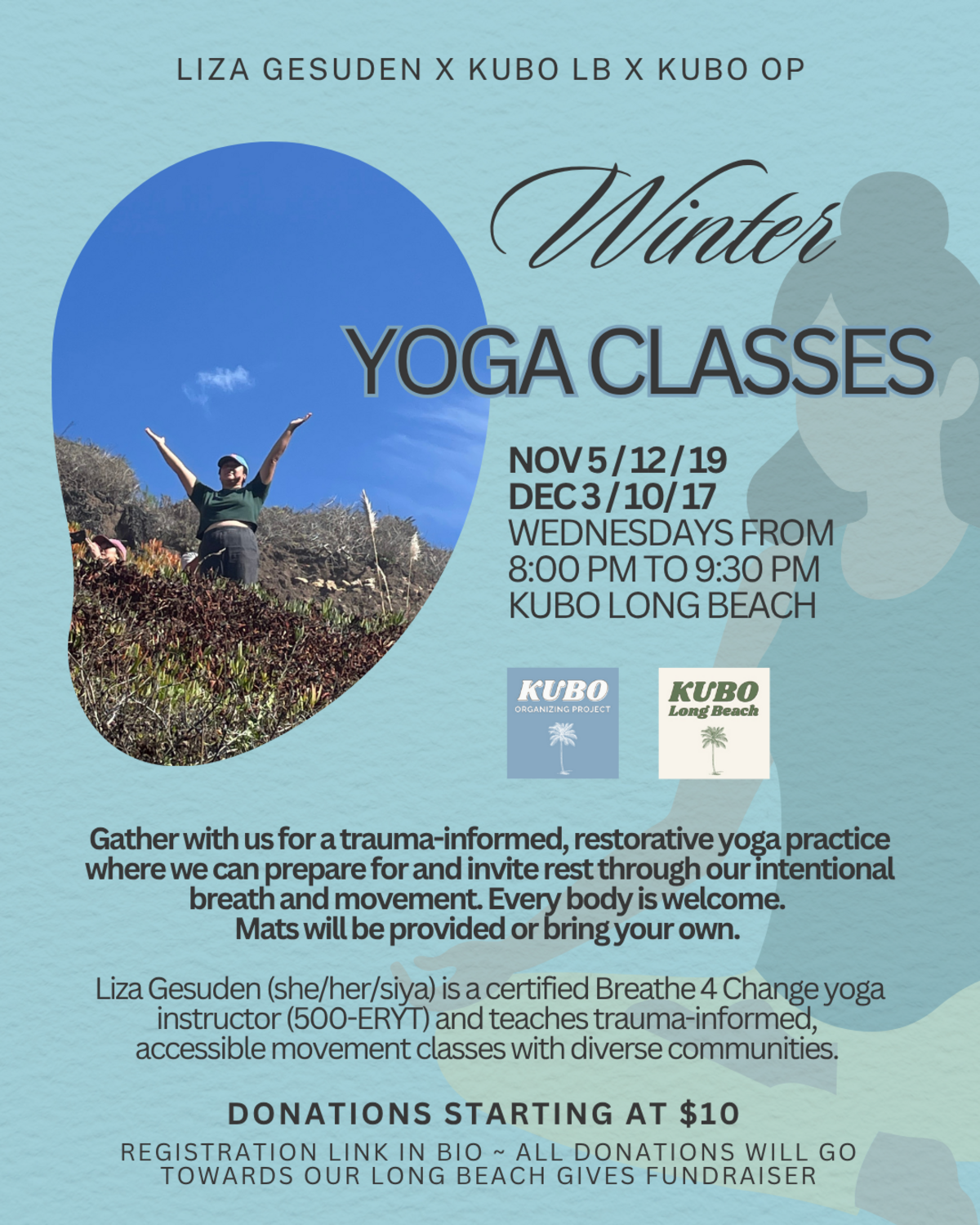 Winter Yoga with Liza Gesuden Banner