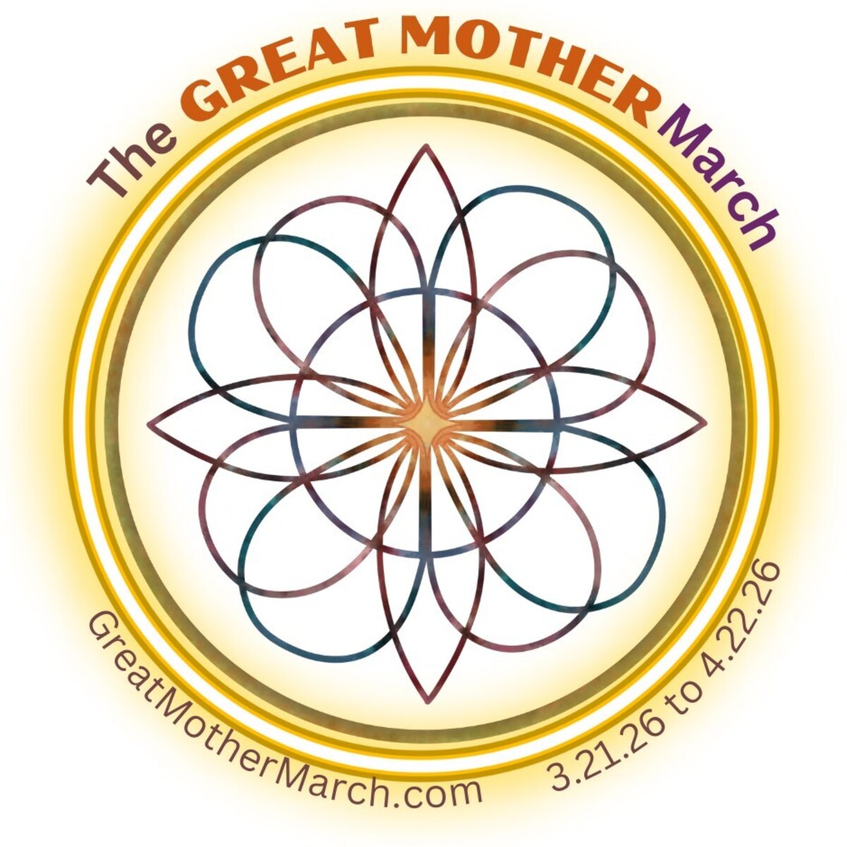 Great Mother March Community Gathering Banner