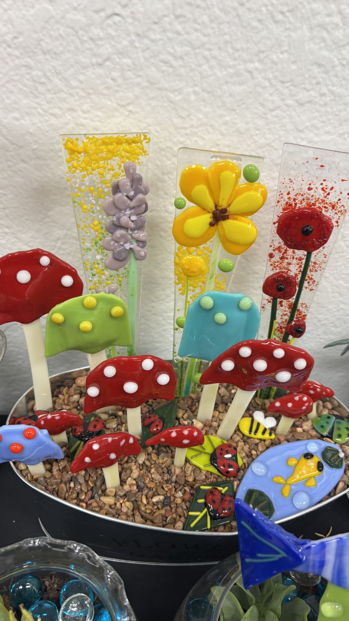 Garden Stake Fused Glass Class Banner