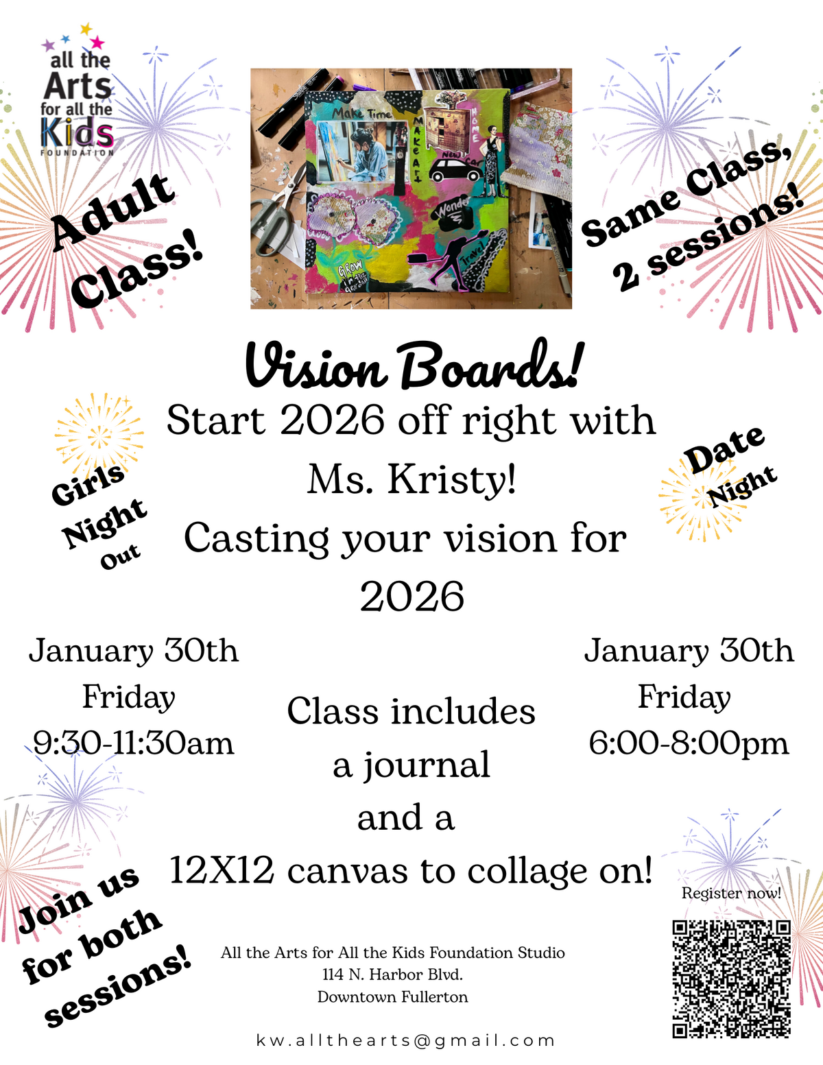 Casting your 2026 Visions! Banner