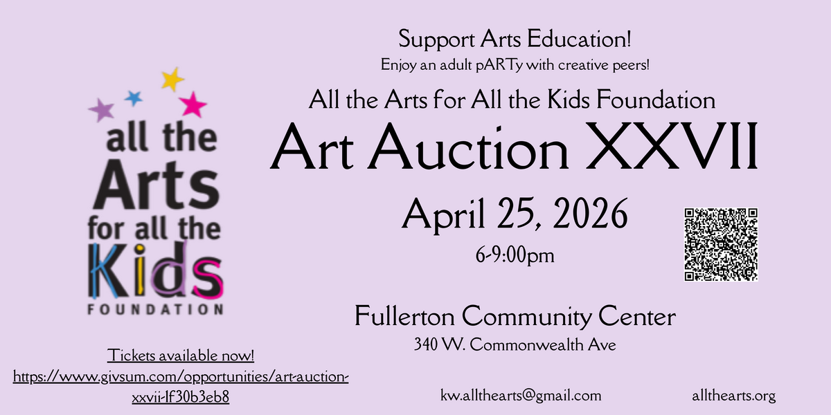 Art Auction XXVII Banner