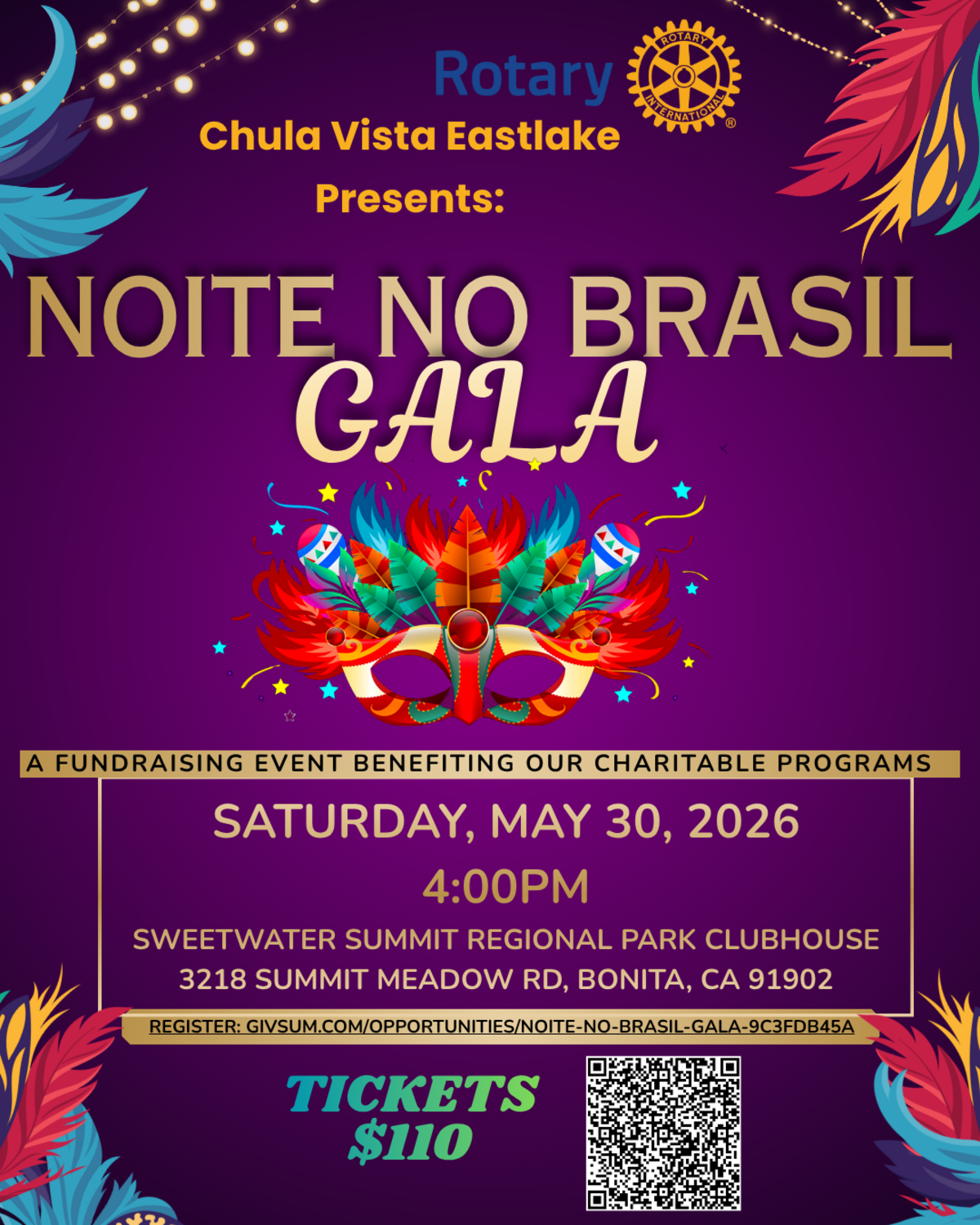 Noite no Brasil Gala Banner