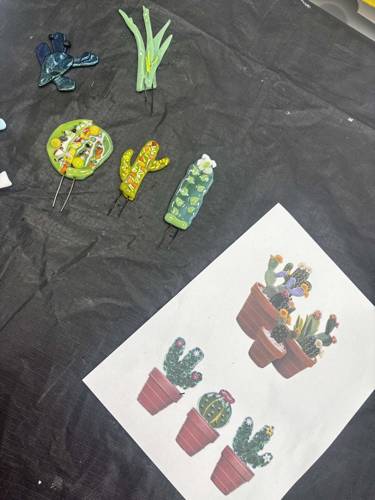 Fused Glass Pop UP- Potted Fun! Kids & Adult sessions Banner
