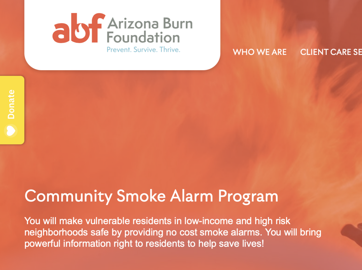  Tempe Community Smoke Alarm Walk Banner