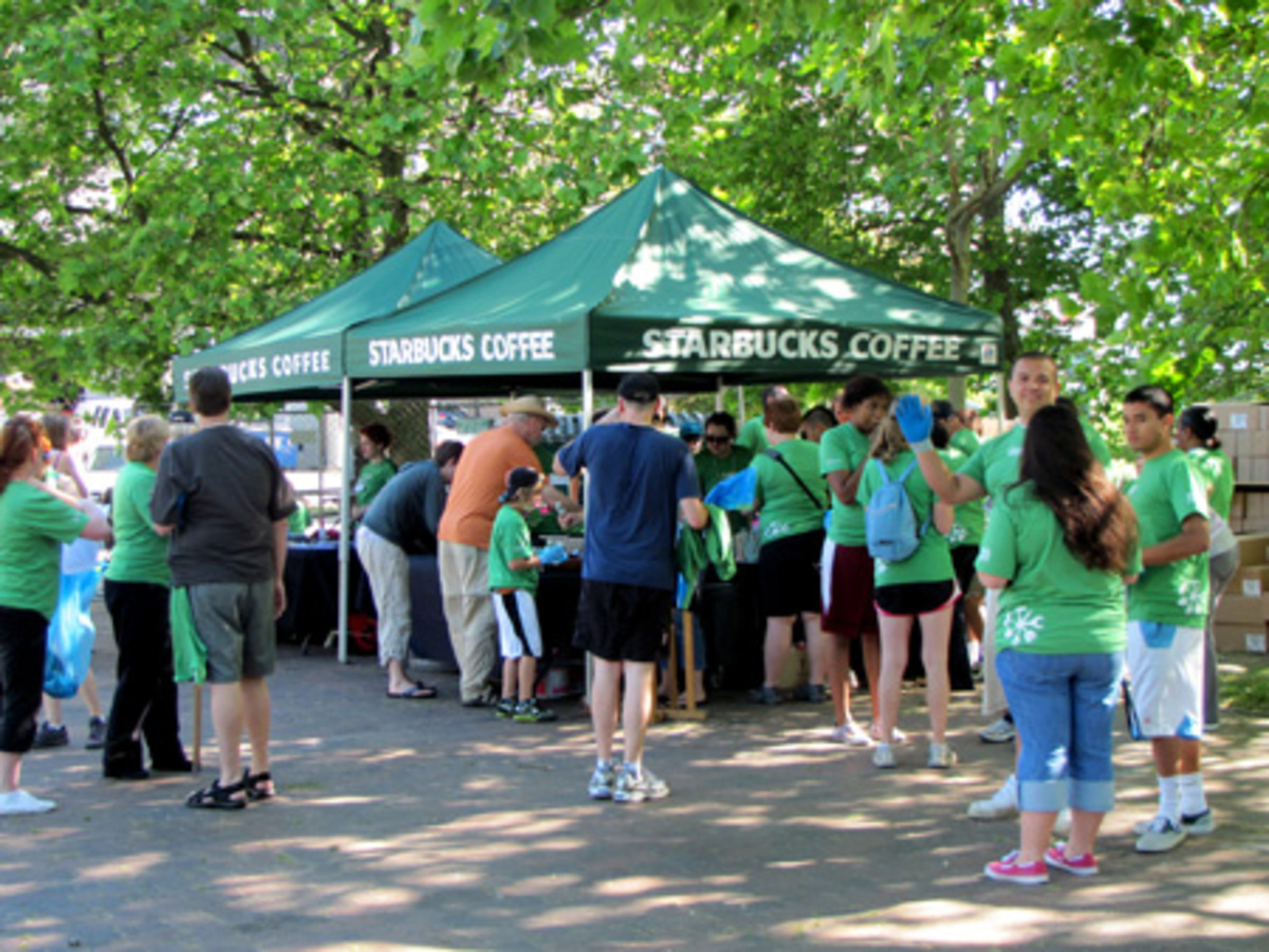 FLOC Security Volunteers - Starbucks Community Resource Exchange Banner