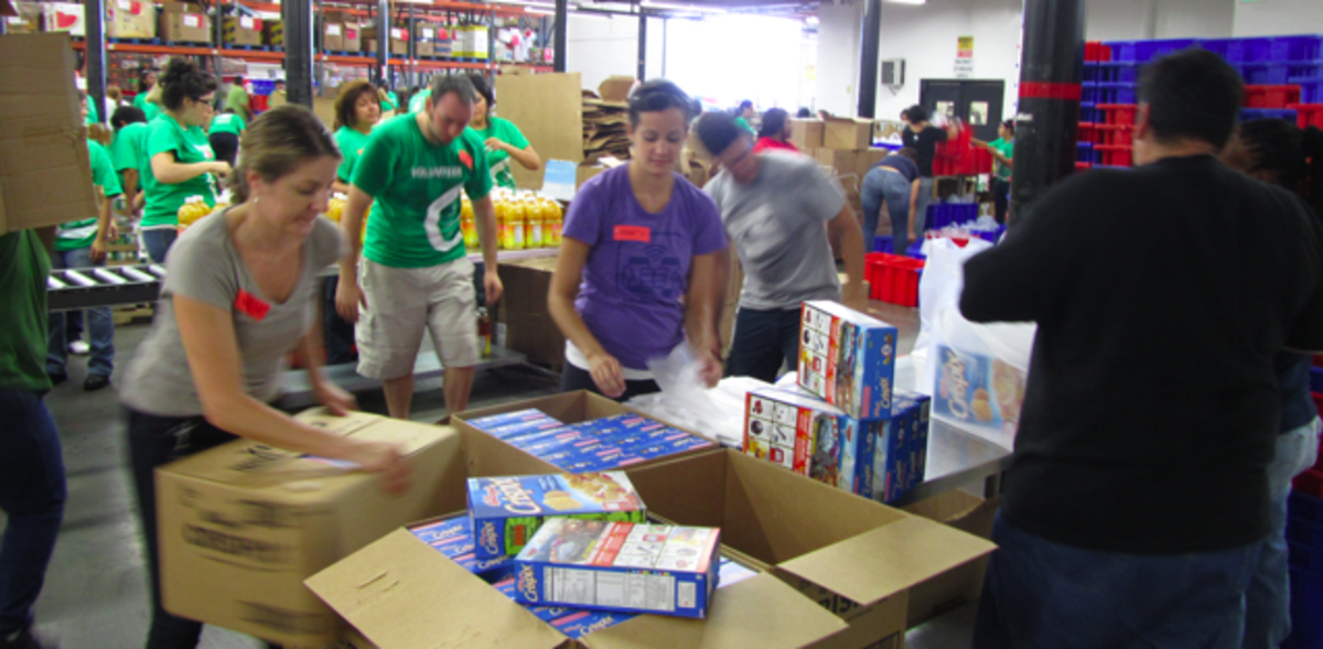 FLOC Volunteer Night at Second Harvest Food Bank Banner