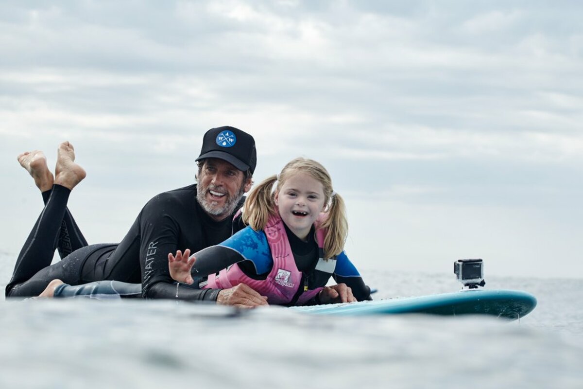 AWOW Surf Therapy at Huntington Beach Pier Banner