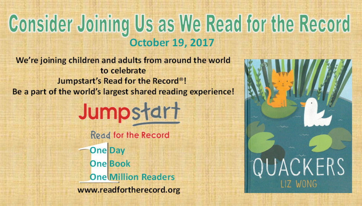 Read for the Record "Quakers" by Liz Wong Banner